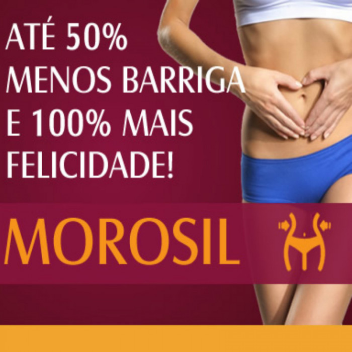Morosil® - 250mg - 50% menos Barriga - 60 cápsulas